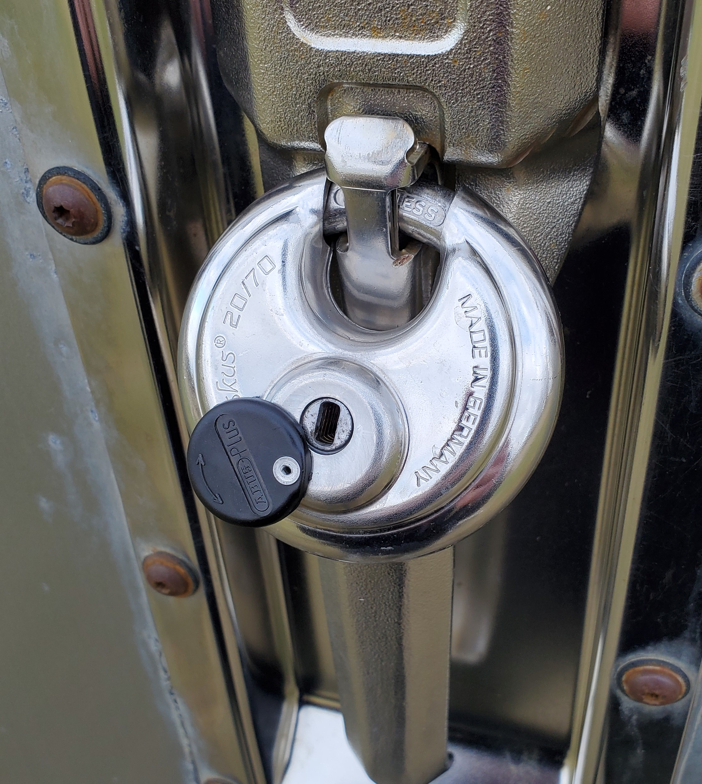 High security locks for trailers and storage lockers